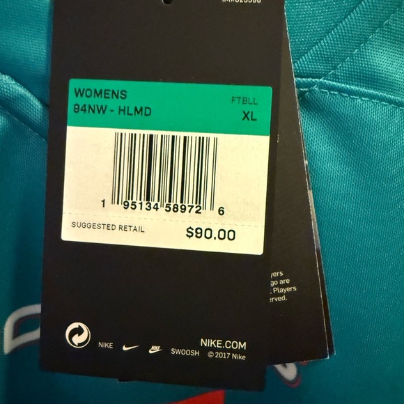 Miami Dolphins Women’s XL Jersey NEW with tags - Picture 4 of 4